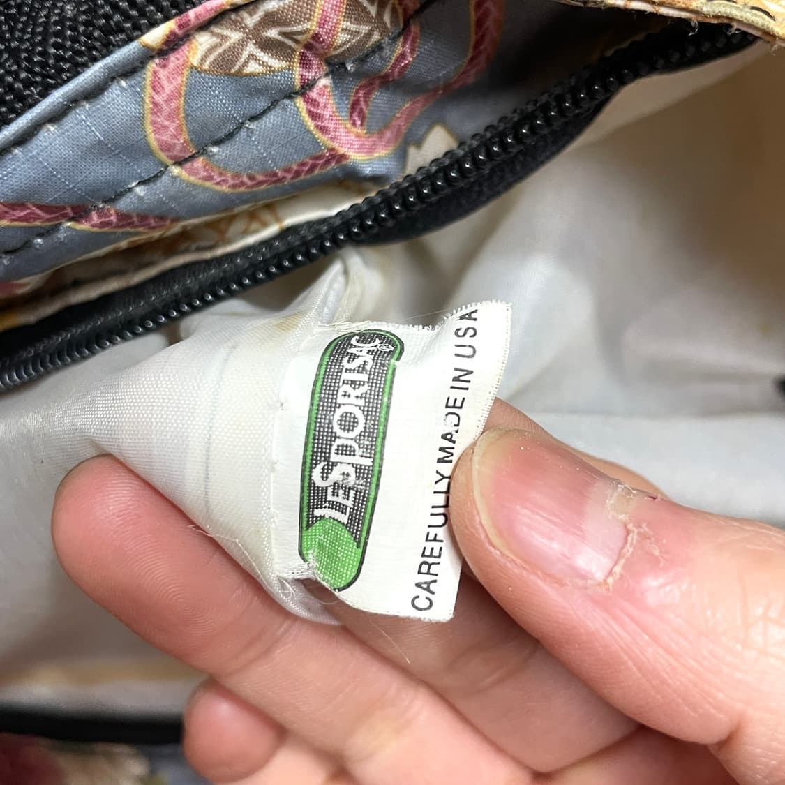 레스포삭 플라워프린팅 토트백  상품이미지5