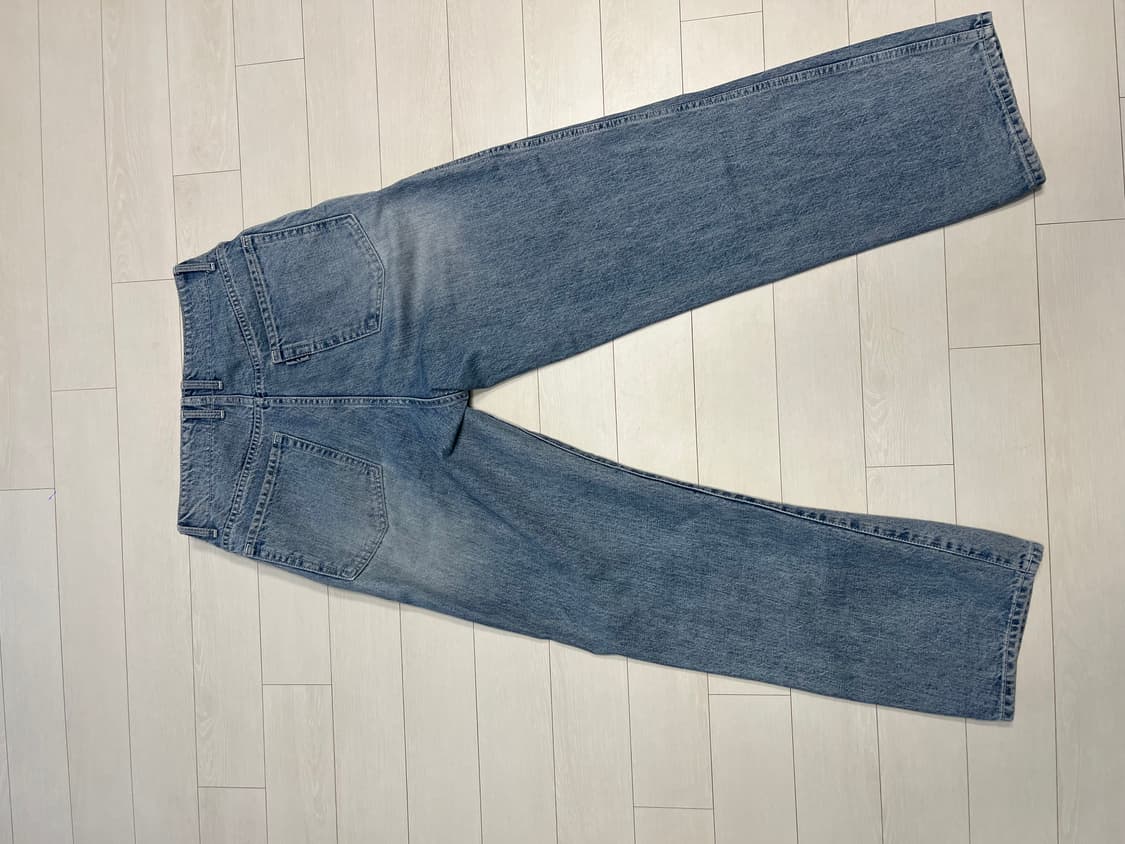 [포터리] 와이드 핏 워싱 데님(라이트 블루) _ 2size 상품이미지2