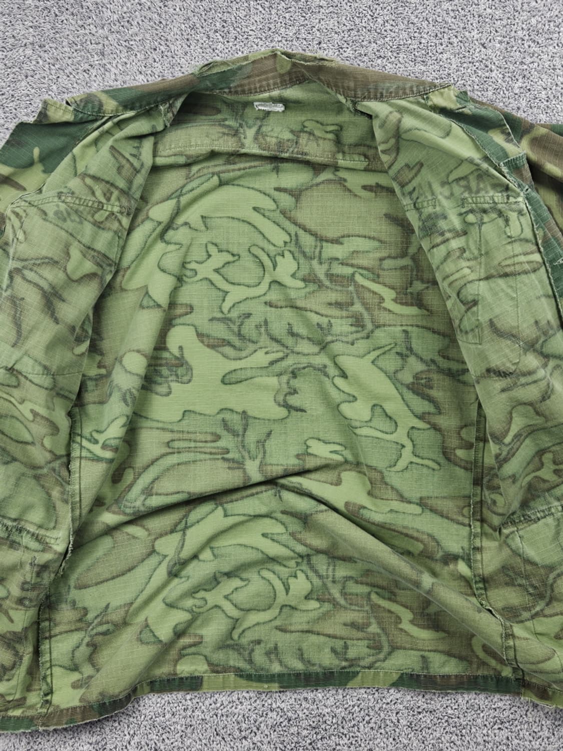 60's US ARMY ERDL 컴뱃 퍼티그 자켓 (XS)/ 10529 상품이미지10