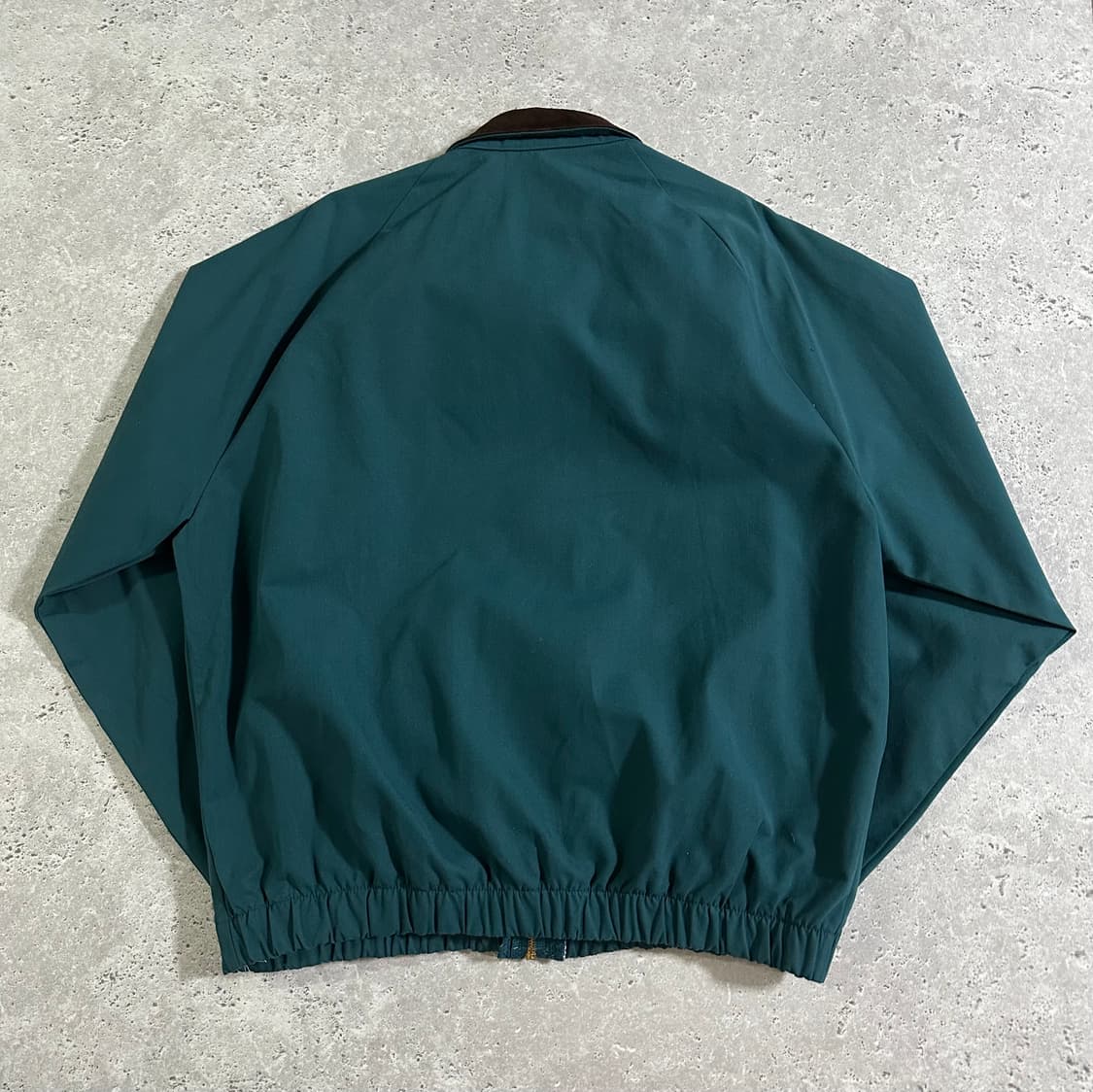 90sUSA 그린 스웨이드 카라 상품이미지3