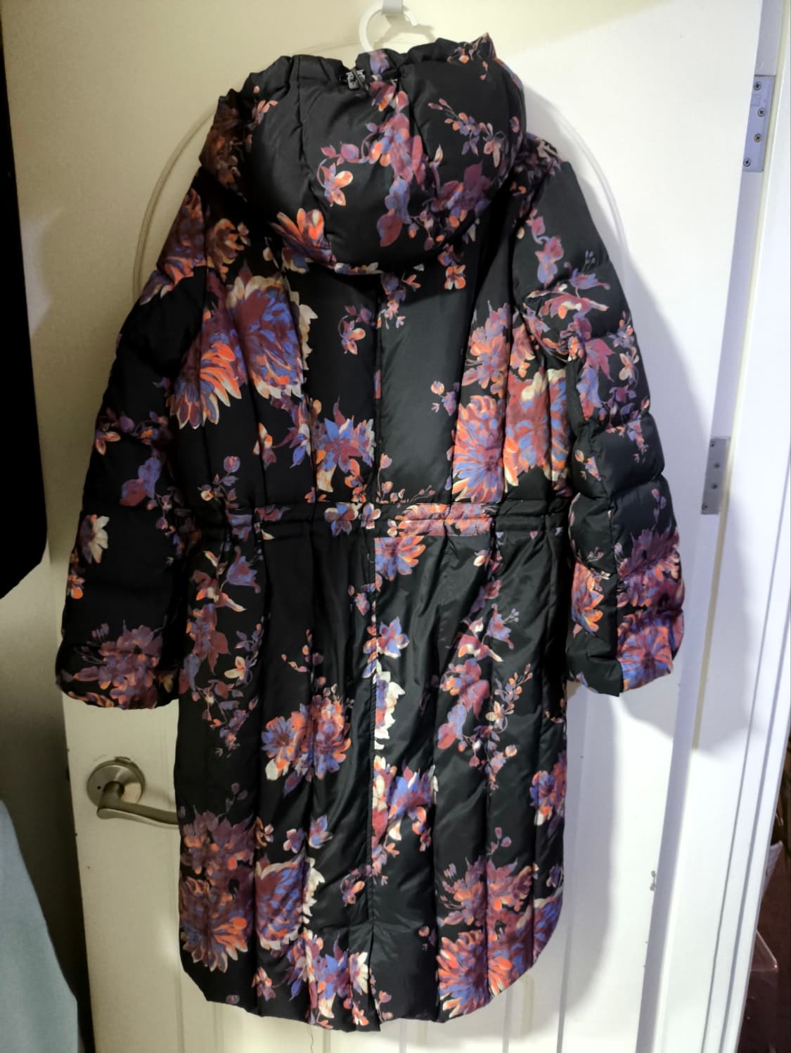 36 오일릴리 플라워 덕다운 롱패딩 파카 상품이미지7