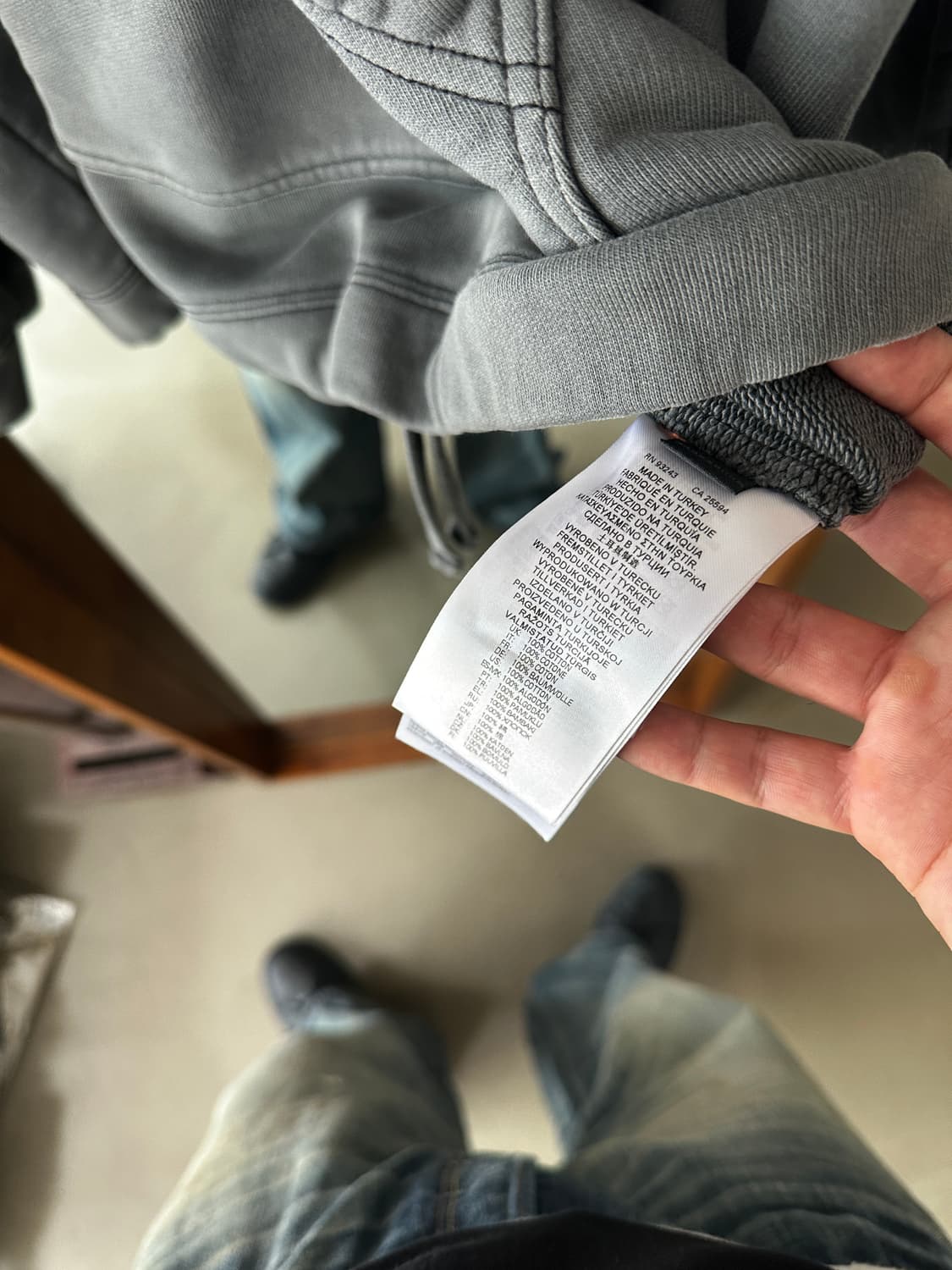 Diesel 디젤 피그먼트 헤비 스웻 후드 상품이미지5