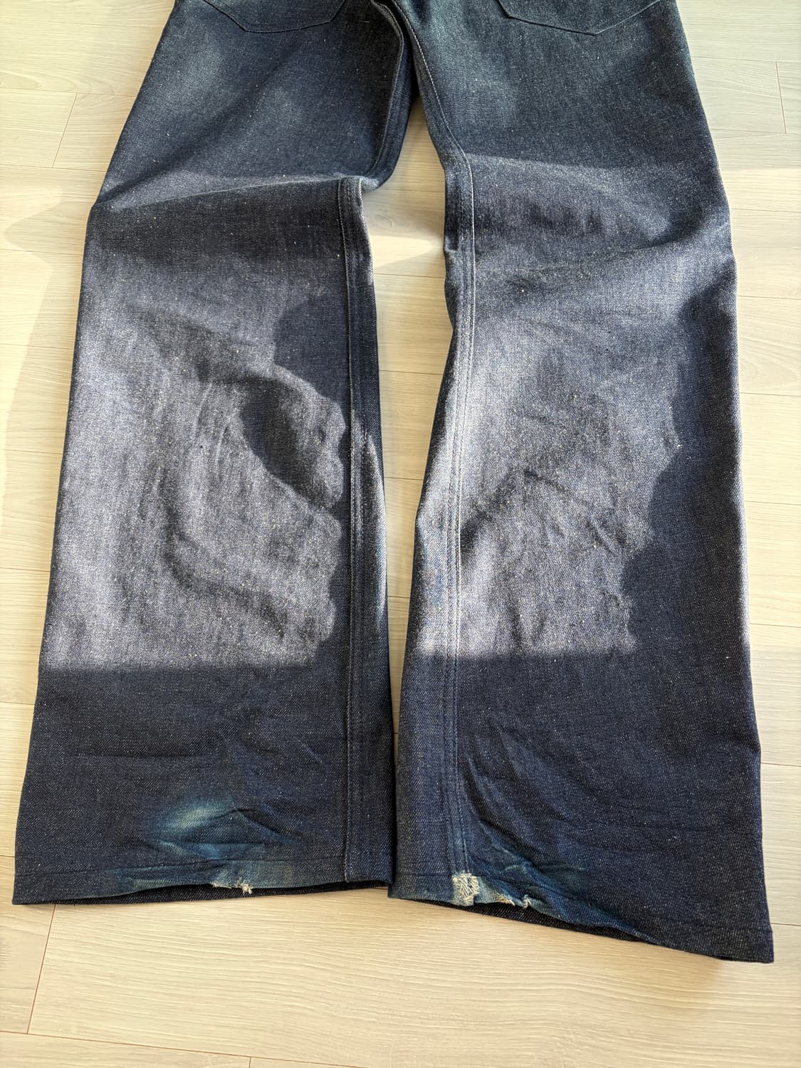aurora raw denim pants 핸드메이드 리지드 상품이미지5