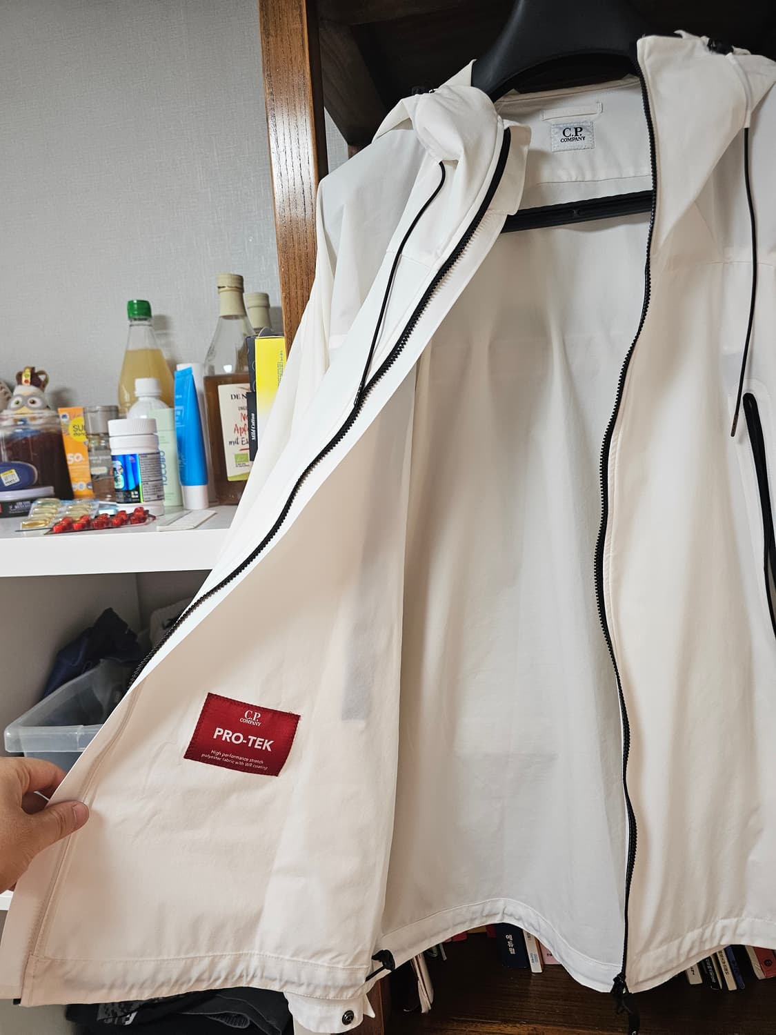 씨피 cp컴퍼니 프로텍 자켓 팔아요 54 110 105 xxl 바람막이 상품이미지5
