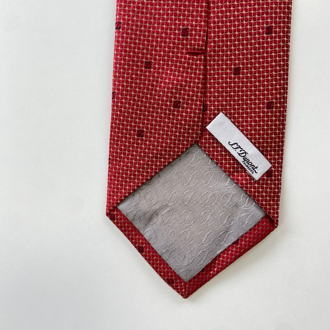 듀퐁(Dupont) 명품 정품 모노그램 넥타이 8.7cm 상품이미지5