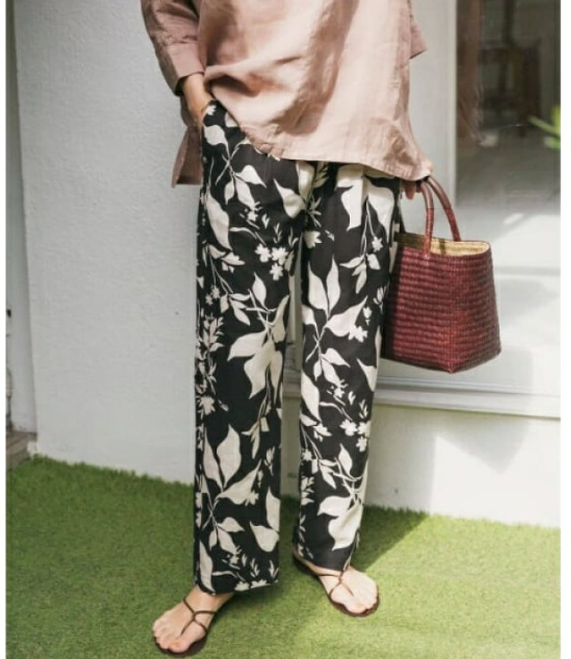 URBAN RESEARCH DOORS Linen Pant (27) 상품이미지1