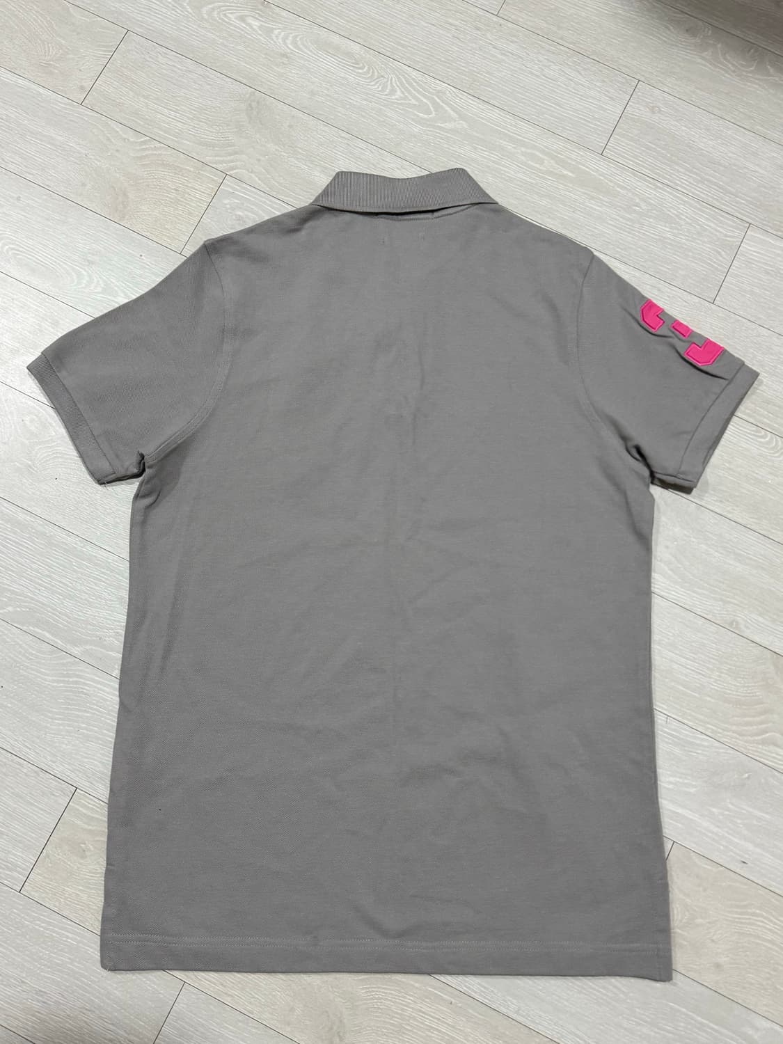 폴로 핑크 빅포니 커스텀 핏 카라티  상품이미지4