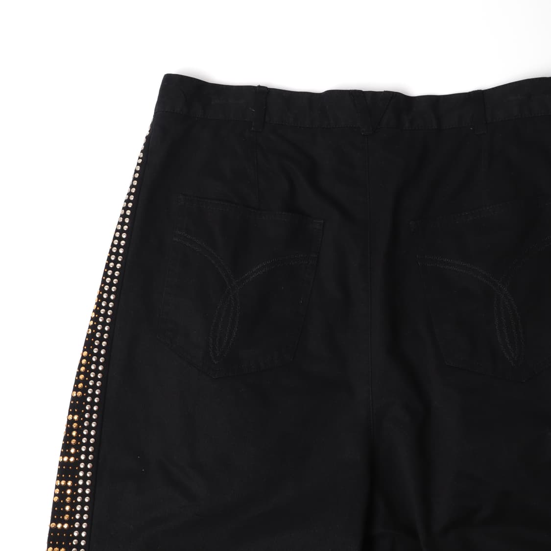 베르사체 x h&m 스터드 핀턱 쇼츠 블랙 상품이미지6