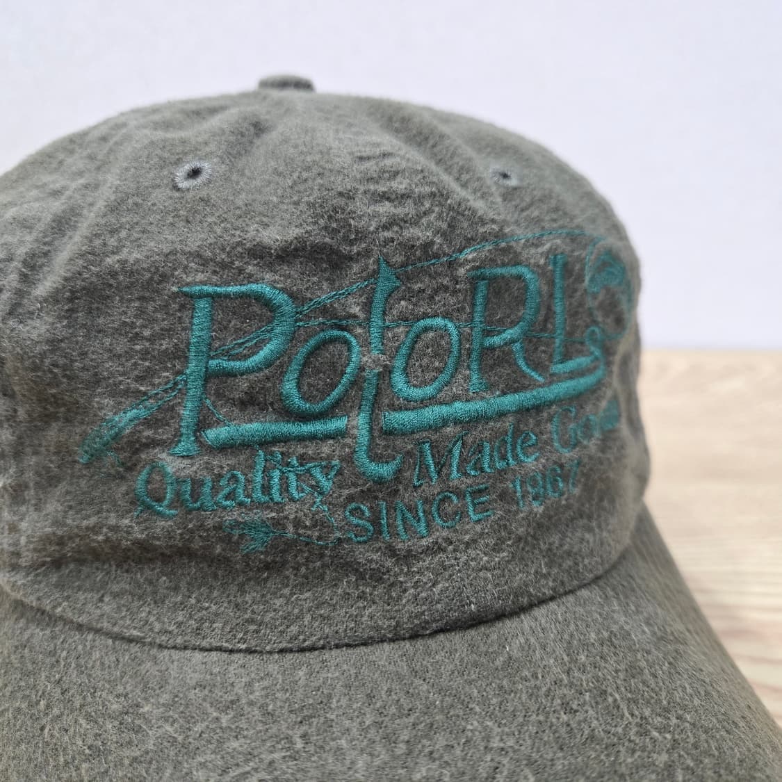 OS 폴로랄프로렌 90s 윈터 스펠아웃 볼캡 카키 상품이미지5