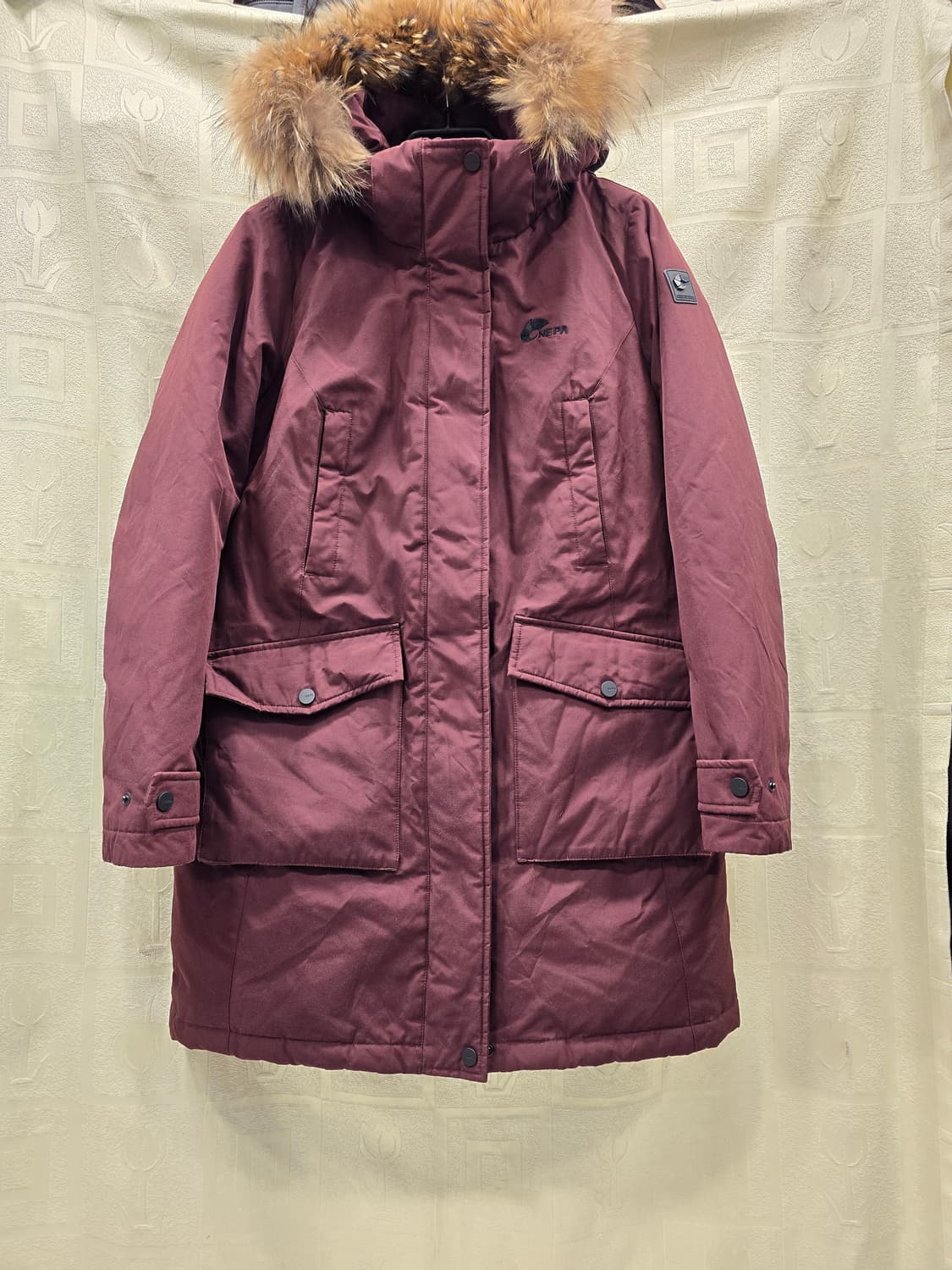 네파 여성 구스다운 패딩 90 (S) 버건디 상품이미지1