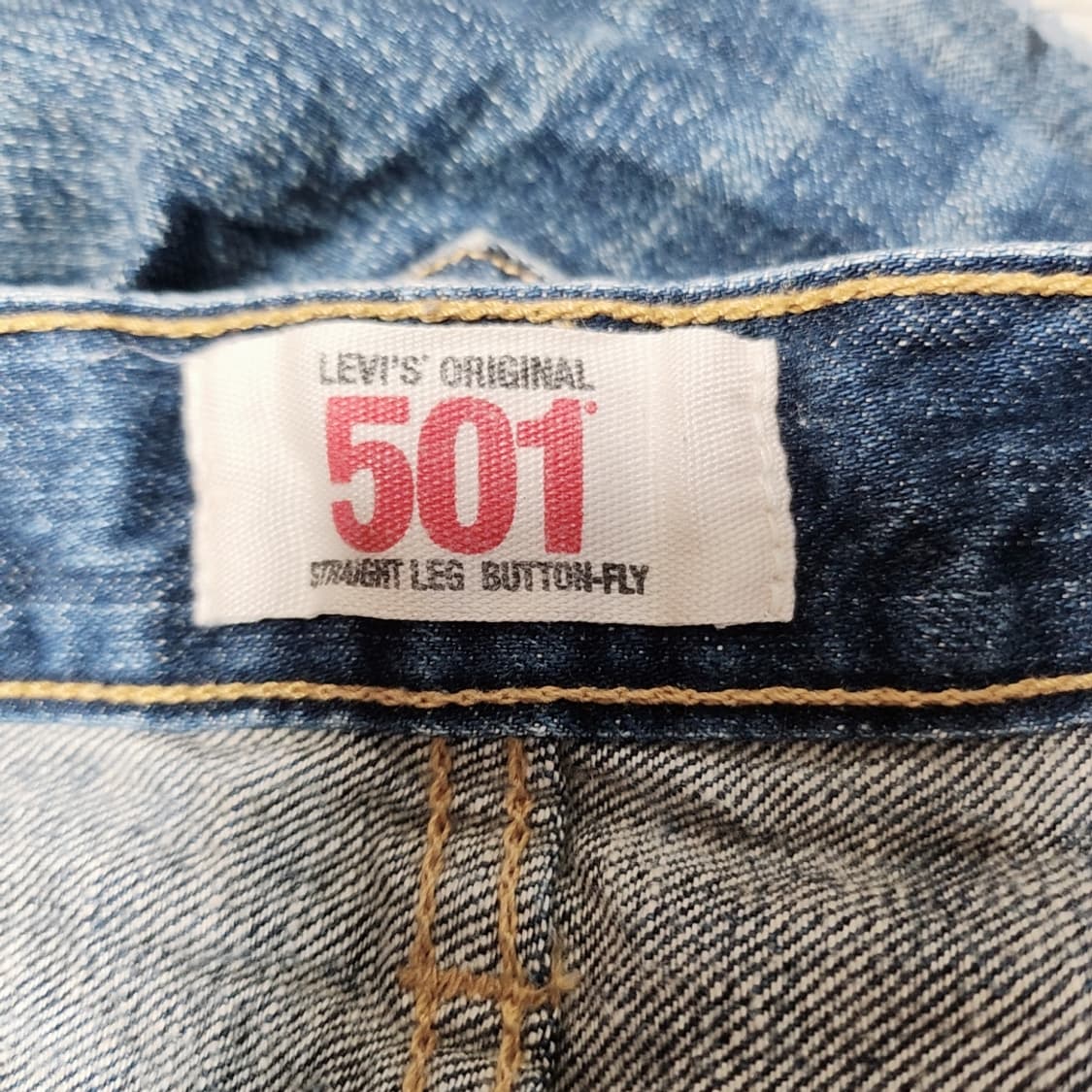 [32] 리바이스 501 Japan 패치 데님 반바지 청반바지 상품이미지4