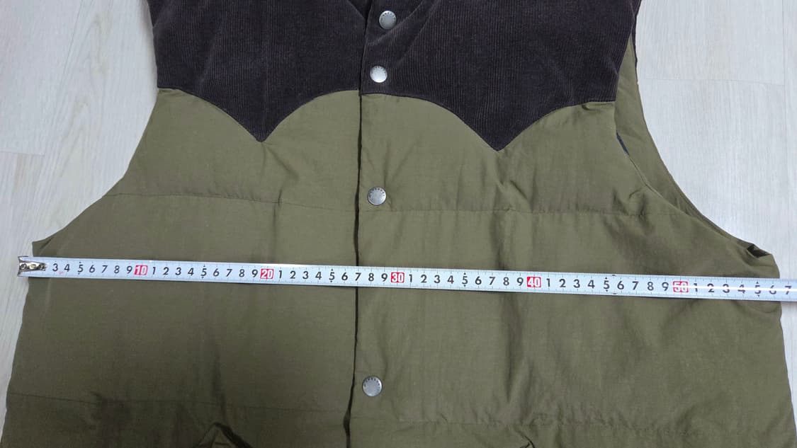 (착샷) 그레고리 패딩 베스트 양털 조끼 코듀로이 상품이미지7