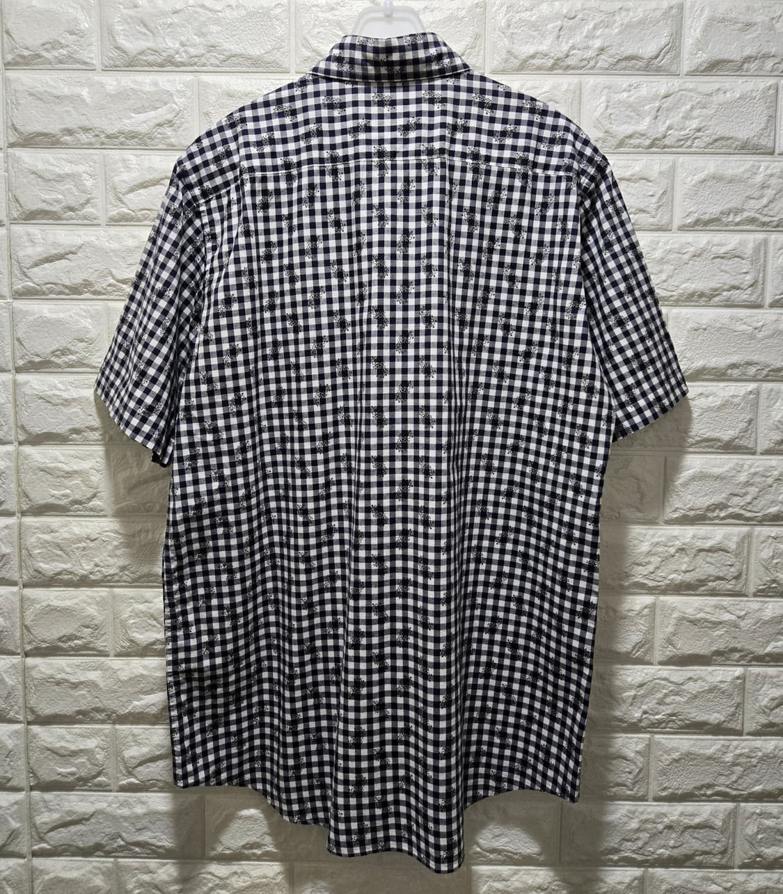 블랙앤화이트 반팔셔츠 반팔남방 100 상품이미지6