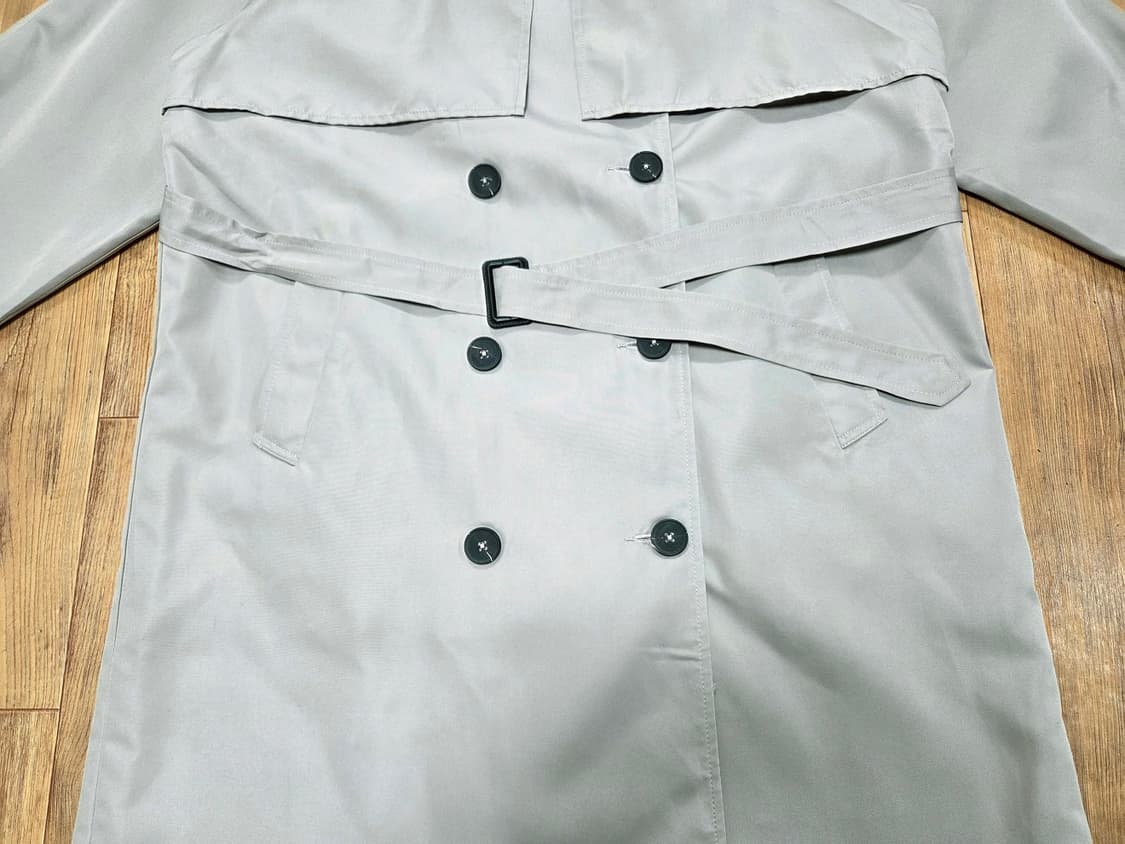 닉앤니콜(NICK NICOLE) 오버핏 더블 스트랩 트렌치코트 프리사이즈 상품이미지7