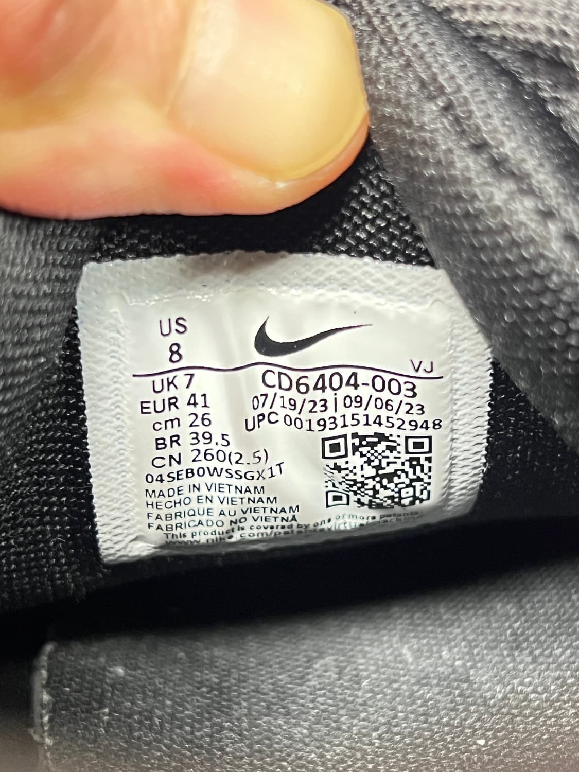 나이키 P-6000 블랙 260 상품이미지6