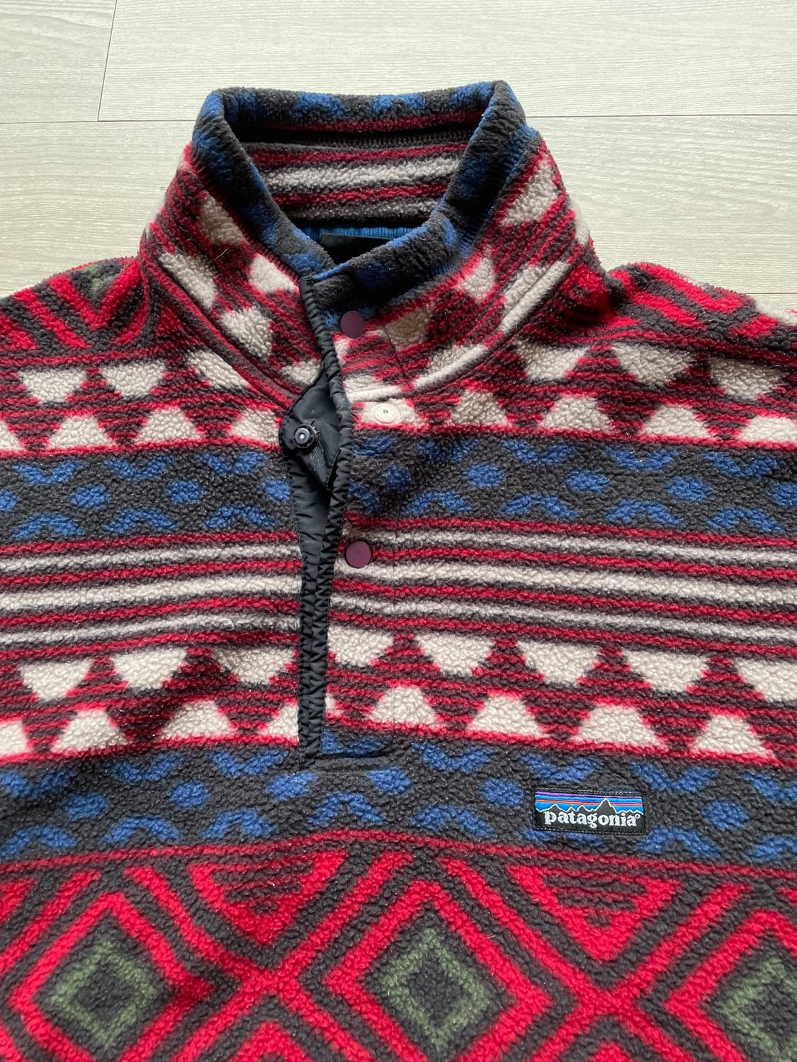 90s 파타고니아 신칠라 살티요 Saltillo 레드 patagonia 상품이미지4