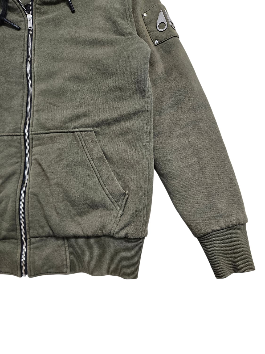 무스너클 버니 후드집업 카키 상품이미지3