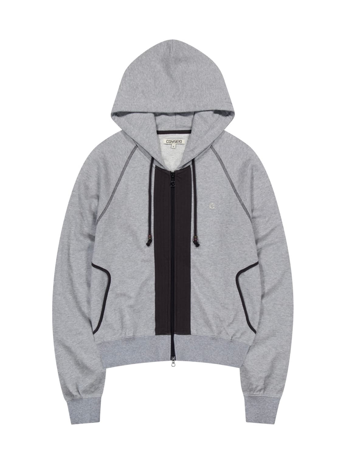 [급처] 코이세이오 퍼커링 후드집업 그레이 상품이미지1