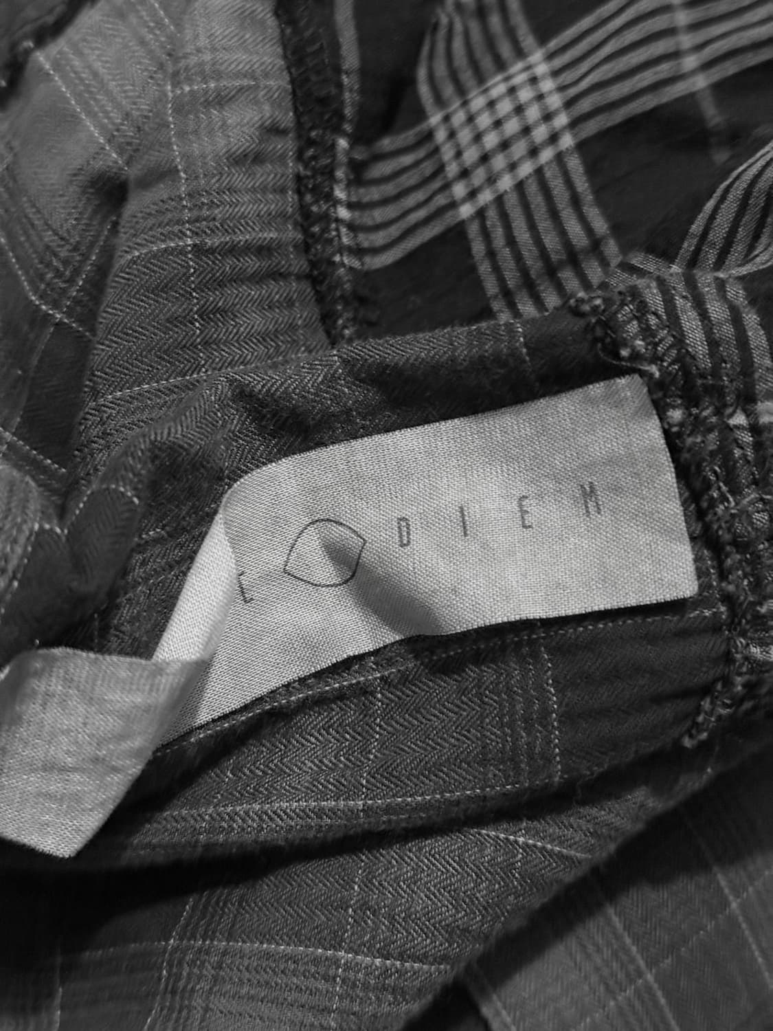 C Diem Grey Plaid Coat 상품이미지5