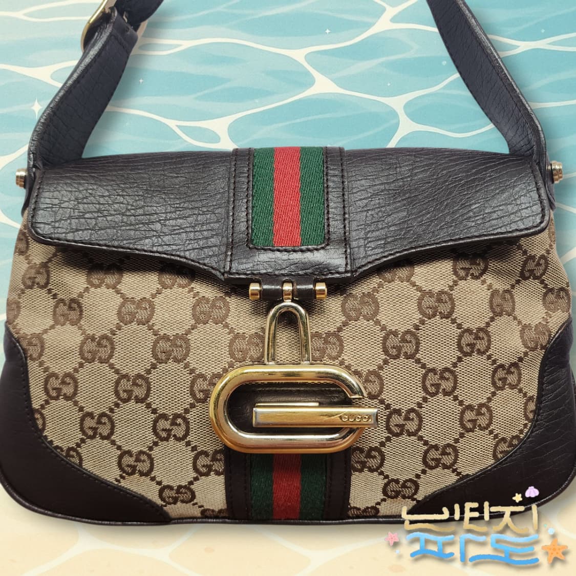 GUCCI 구찌 00s 빈티지 G버클 재키백 상품이미지2