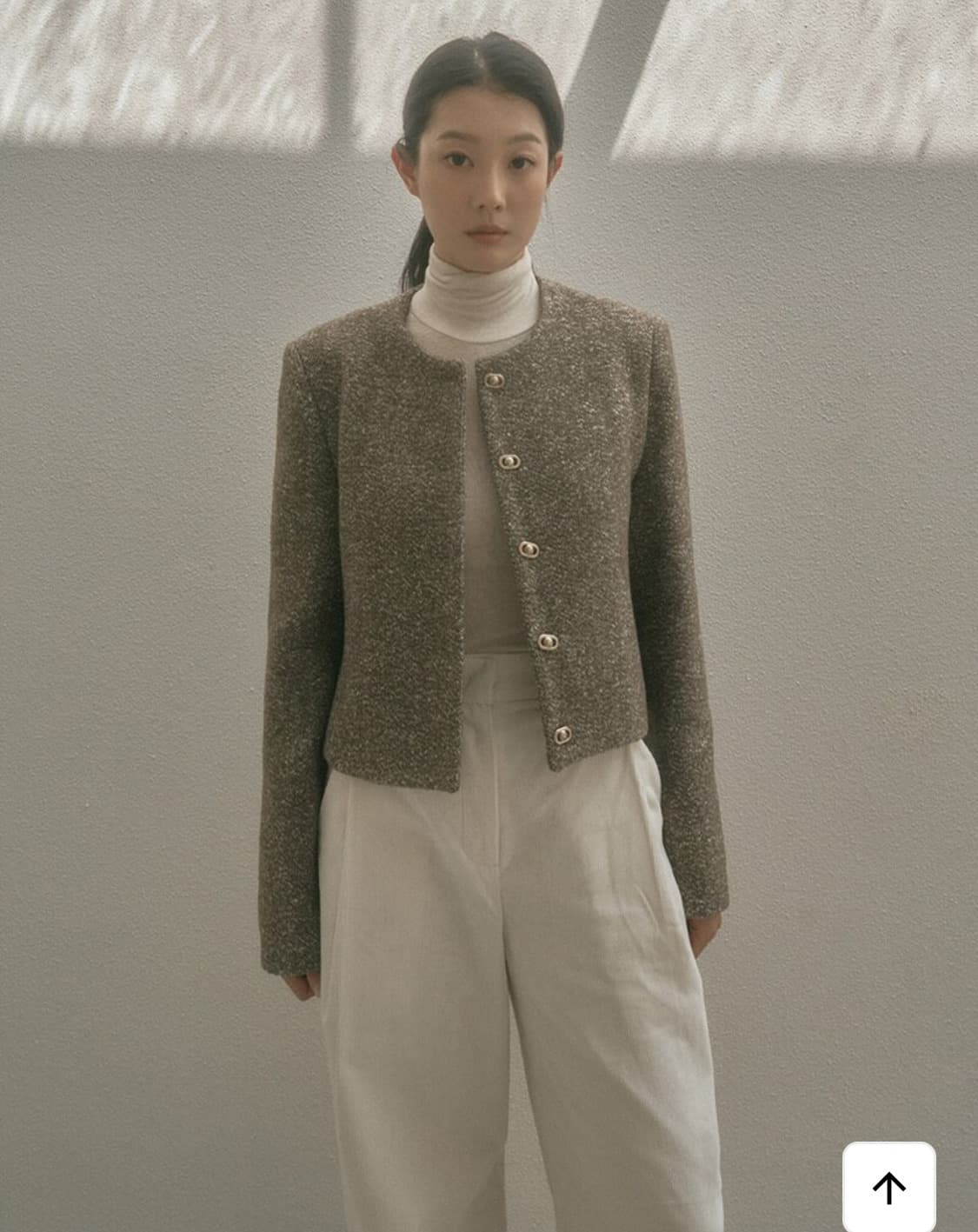 아르카익 home tweed jacket_brown M 상품이미지7