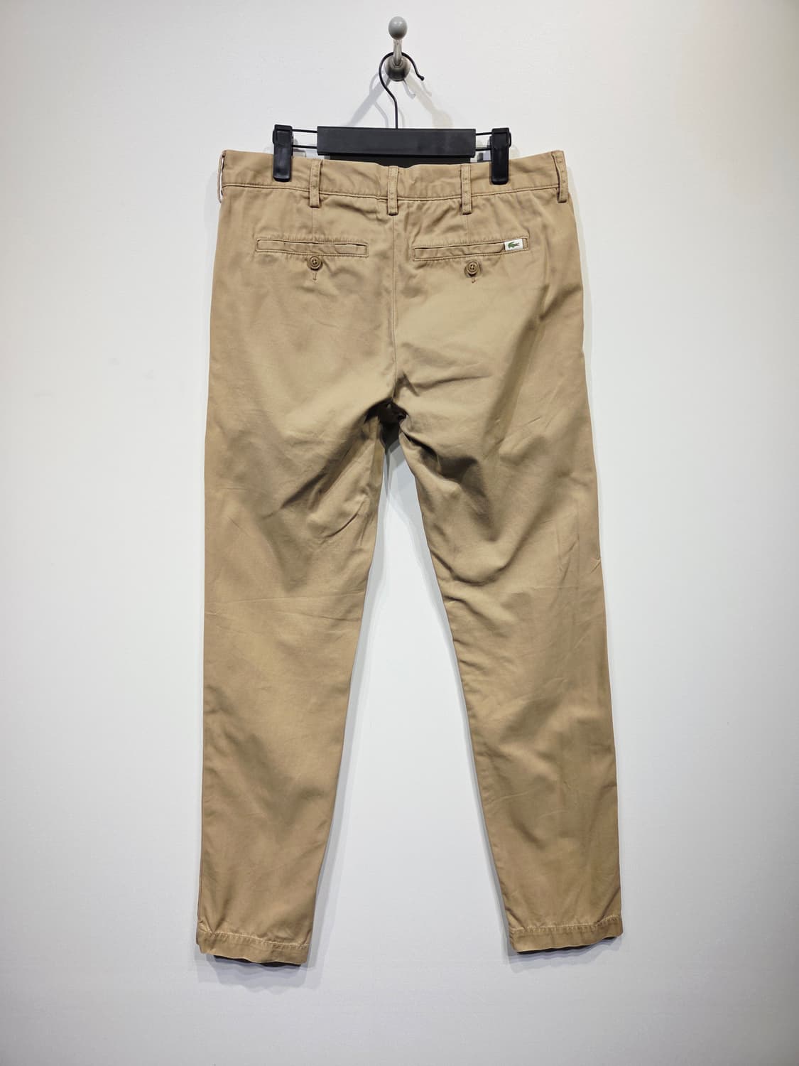 라코스테 슬림핏 베이지 치노팬츠 면바지 상품이미지5