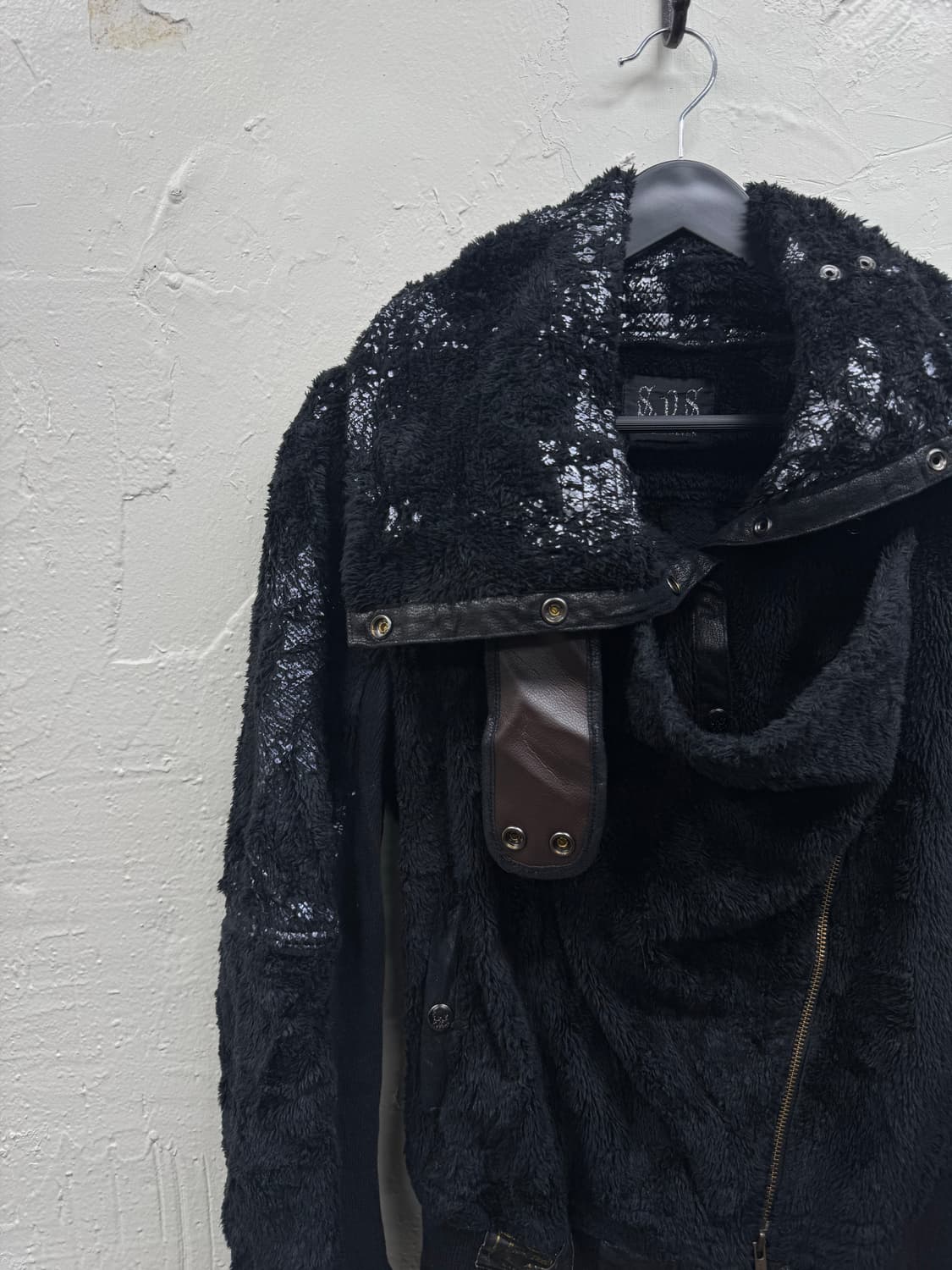 Naoto seven 00s archive asymmetry fur ja 상품이미지3