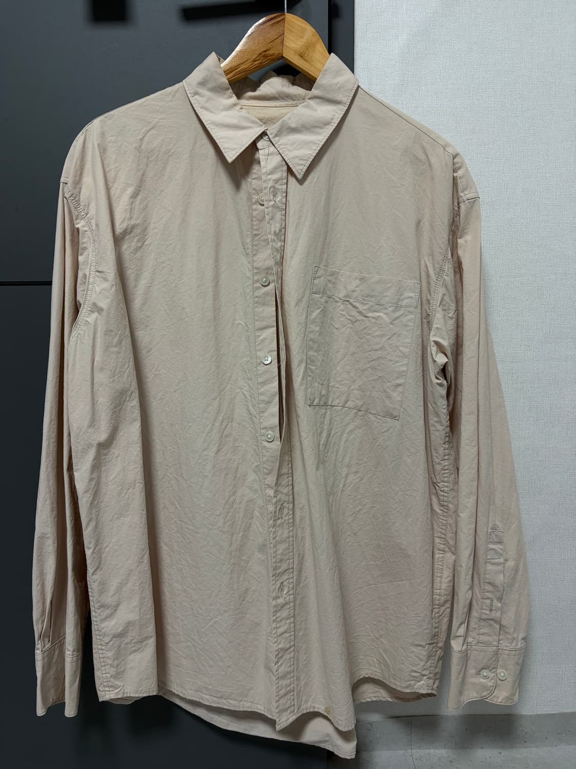 정리중) 인템포무드 아이보리 셔츠 L사 상품이미지1