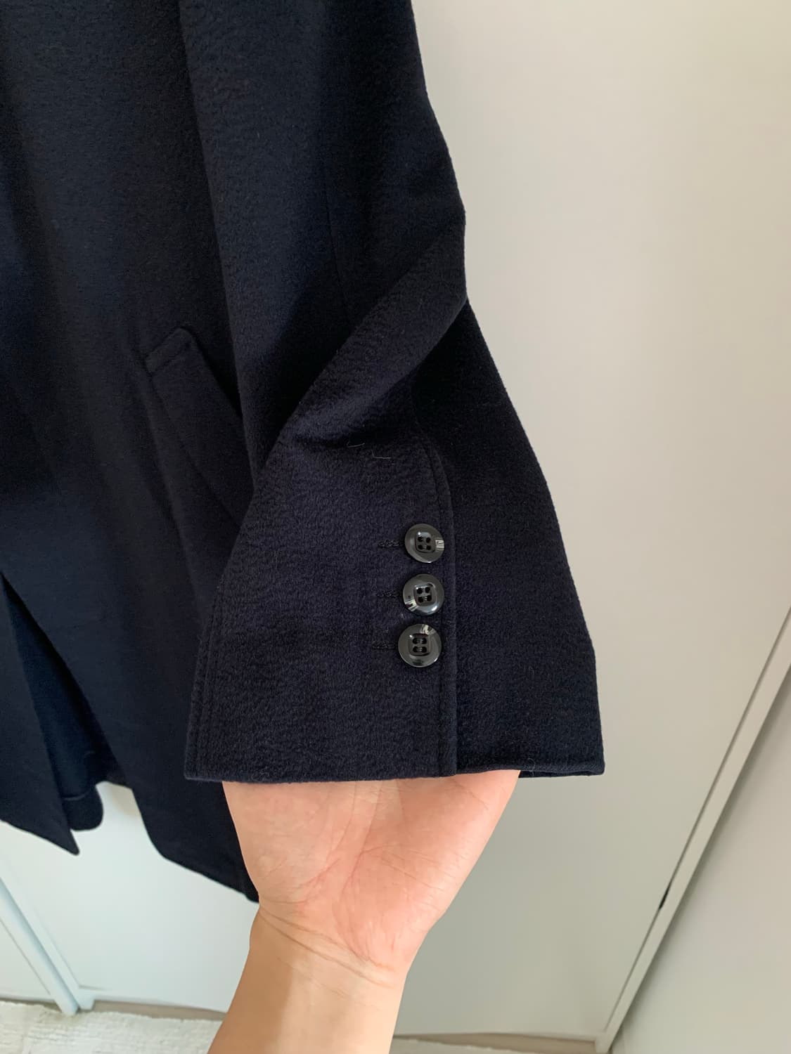 네이비 클래식 코트 상품이미지4