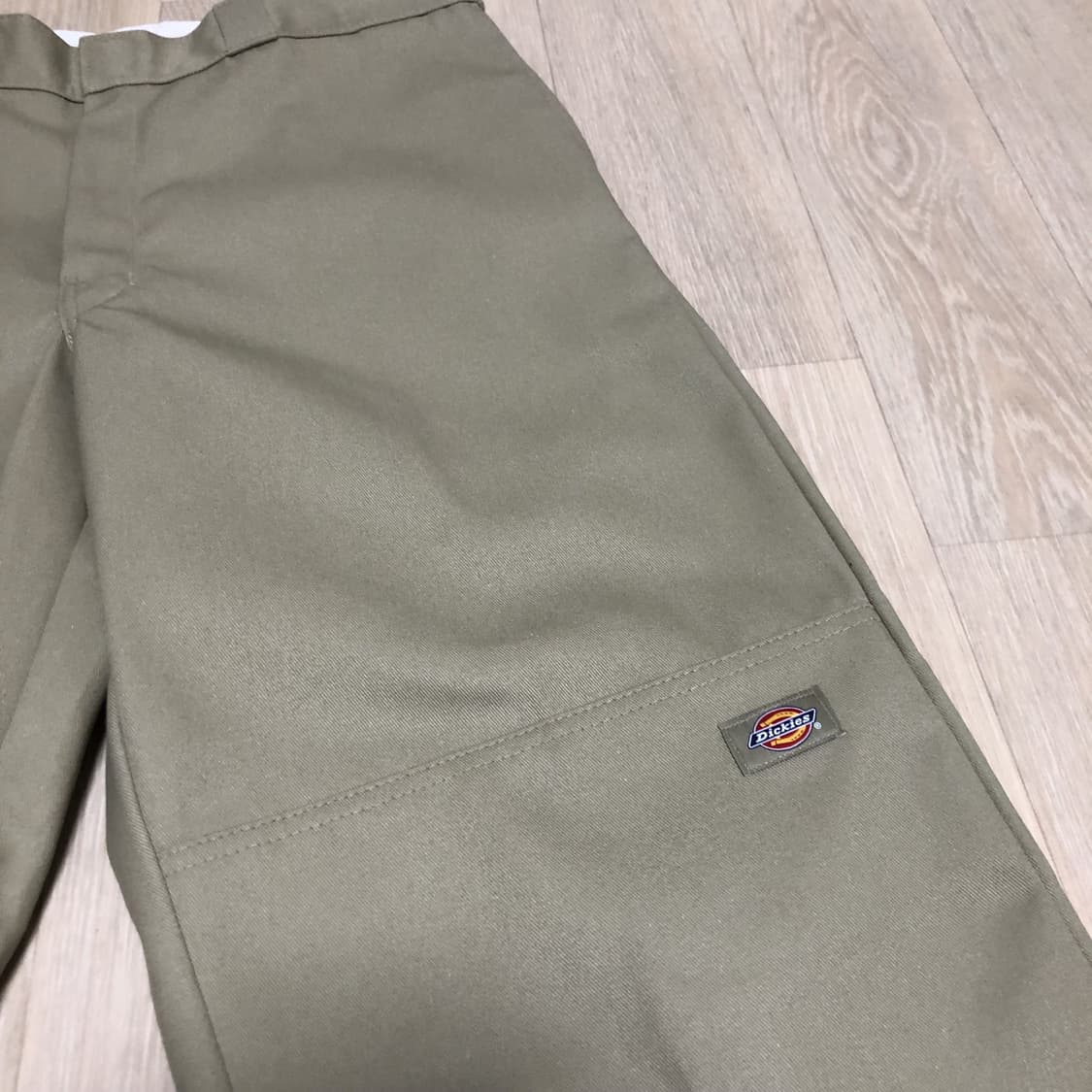 (32) 새상품 디키즈 더블니 85283 루즈핏 워크 팬츠 카키 상품이미지8