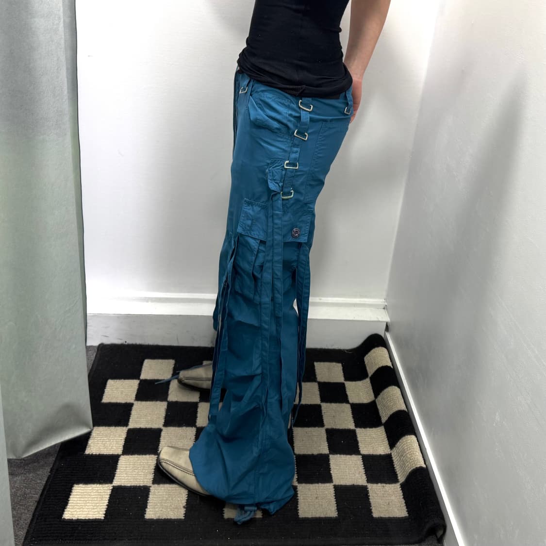 Illig 블루 스트링 카고팬츠 상품이미지2