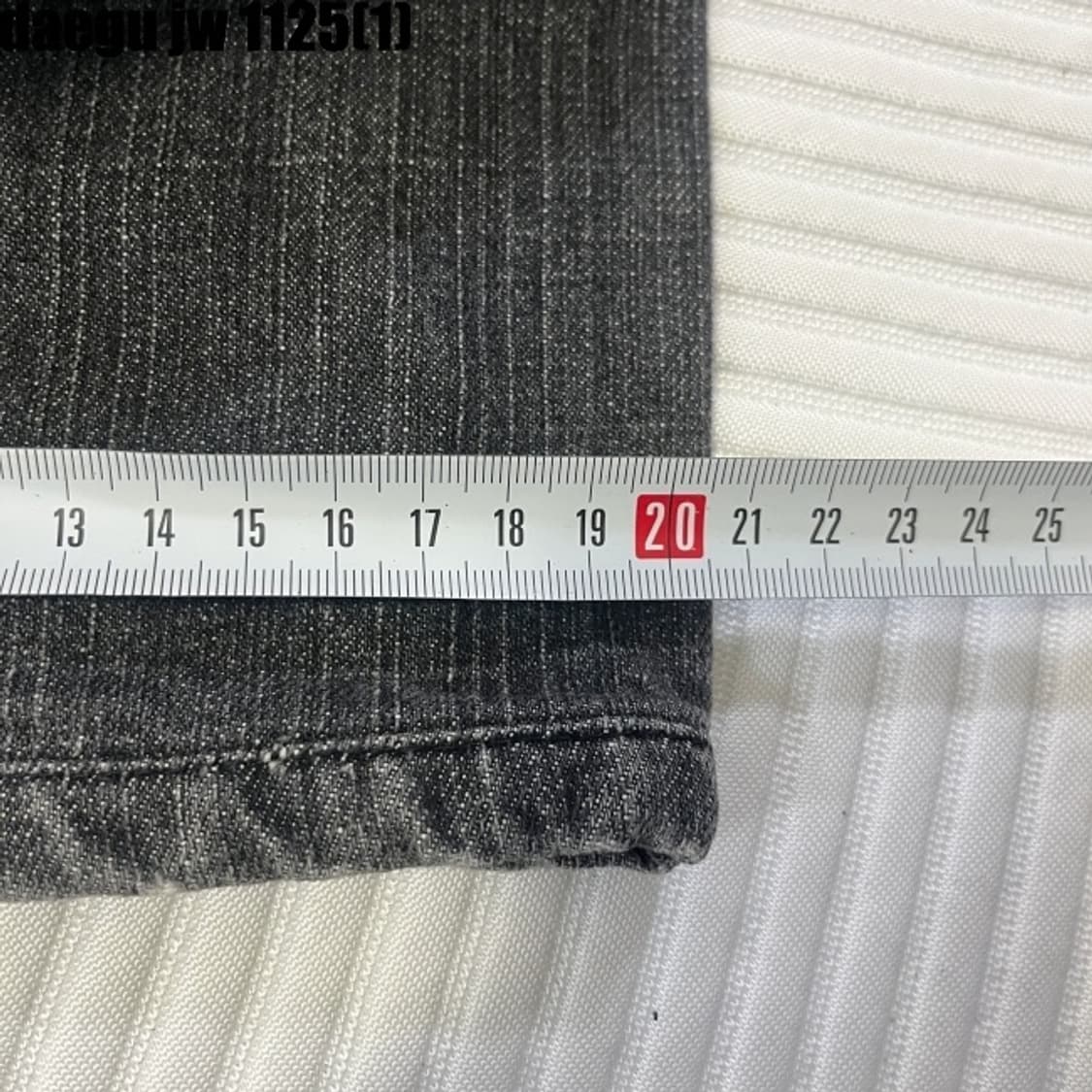 리바이스 505 흑청 데님팬츠 상품이미지8