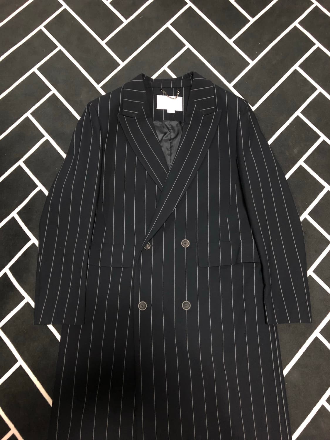 (새제품80%할인초특가)리버클래시 더블레스트라이프 코트/옴므 준지 우영미 상품이미지2