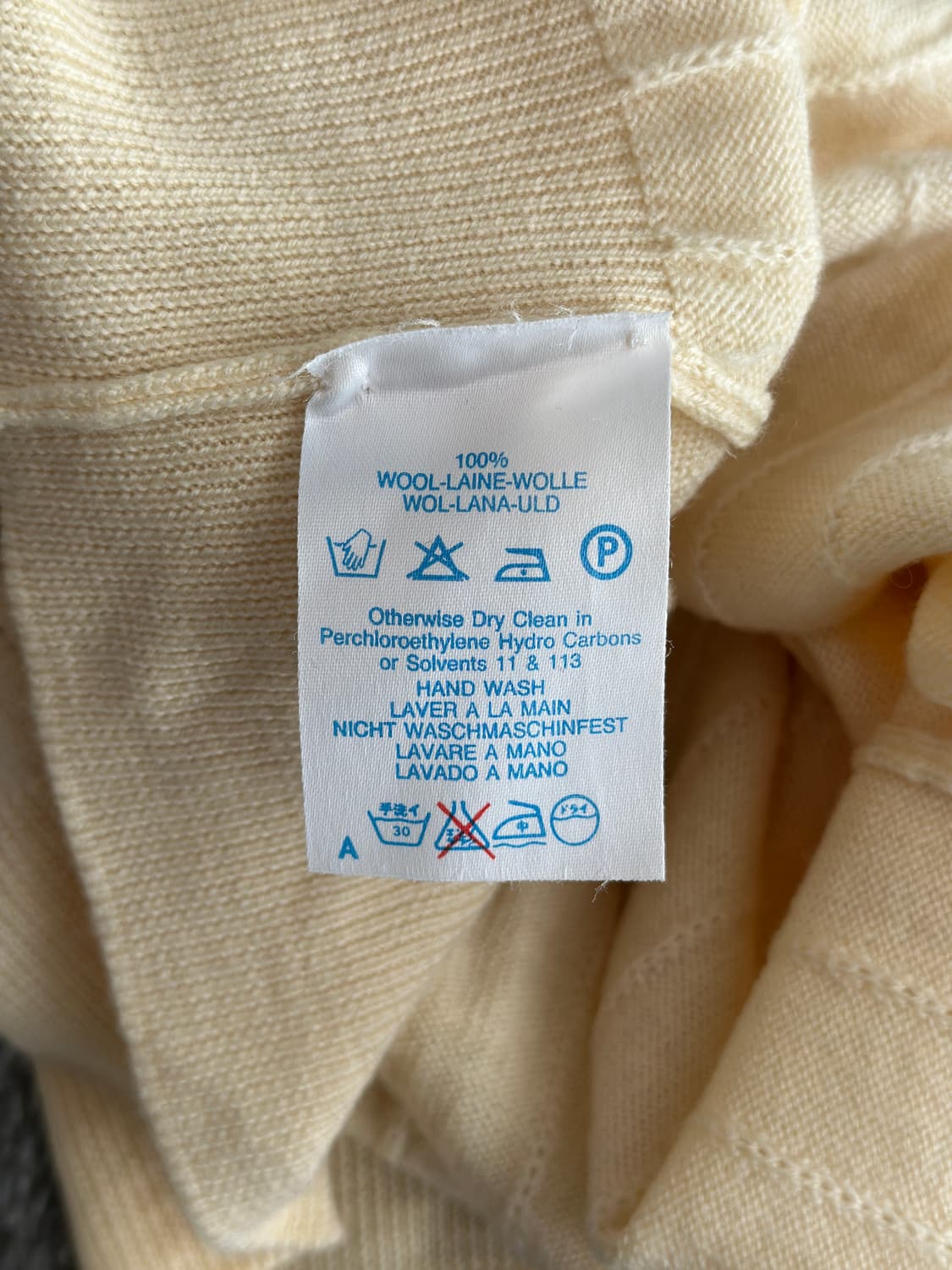 버버리 90s 빅로고 메리노울 니트  상품이미지8