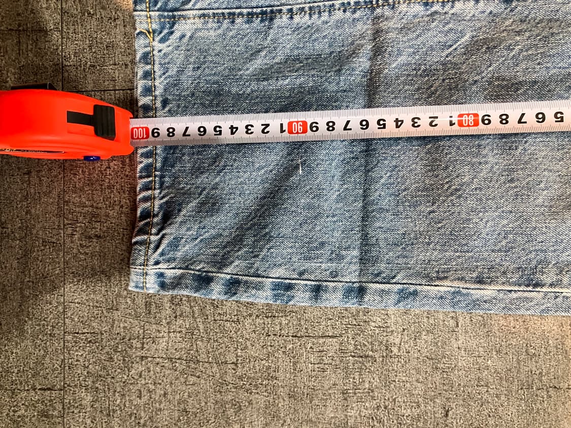 일본빈티지 Gu 올드스쿨스트릿 워시드 데님팬츠 상품이미지3