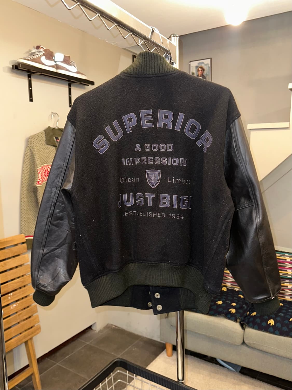 90‘s Just BIGI superior varsity jacket 상품이미지3