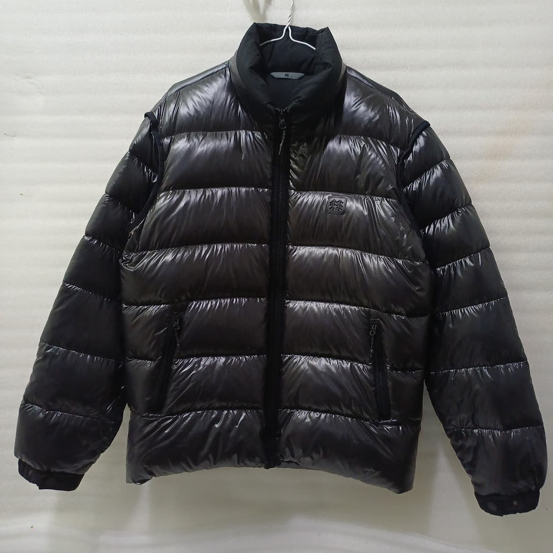 코오롱 카펠라 숏 유광 구스 다운 패딩 남성 L 100 블랙 사랑봉봉 상품이미지1