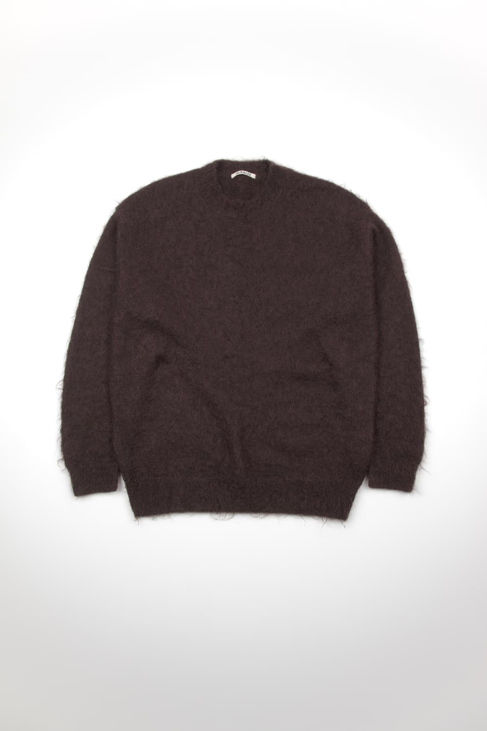 Auralee 브러쉬드 슈퍼 키즈 모헤어 니트 다크 브라운  상품이미지1
