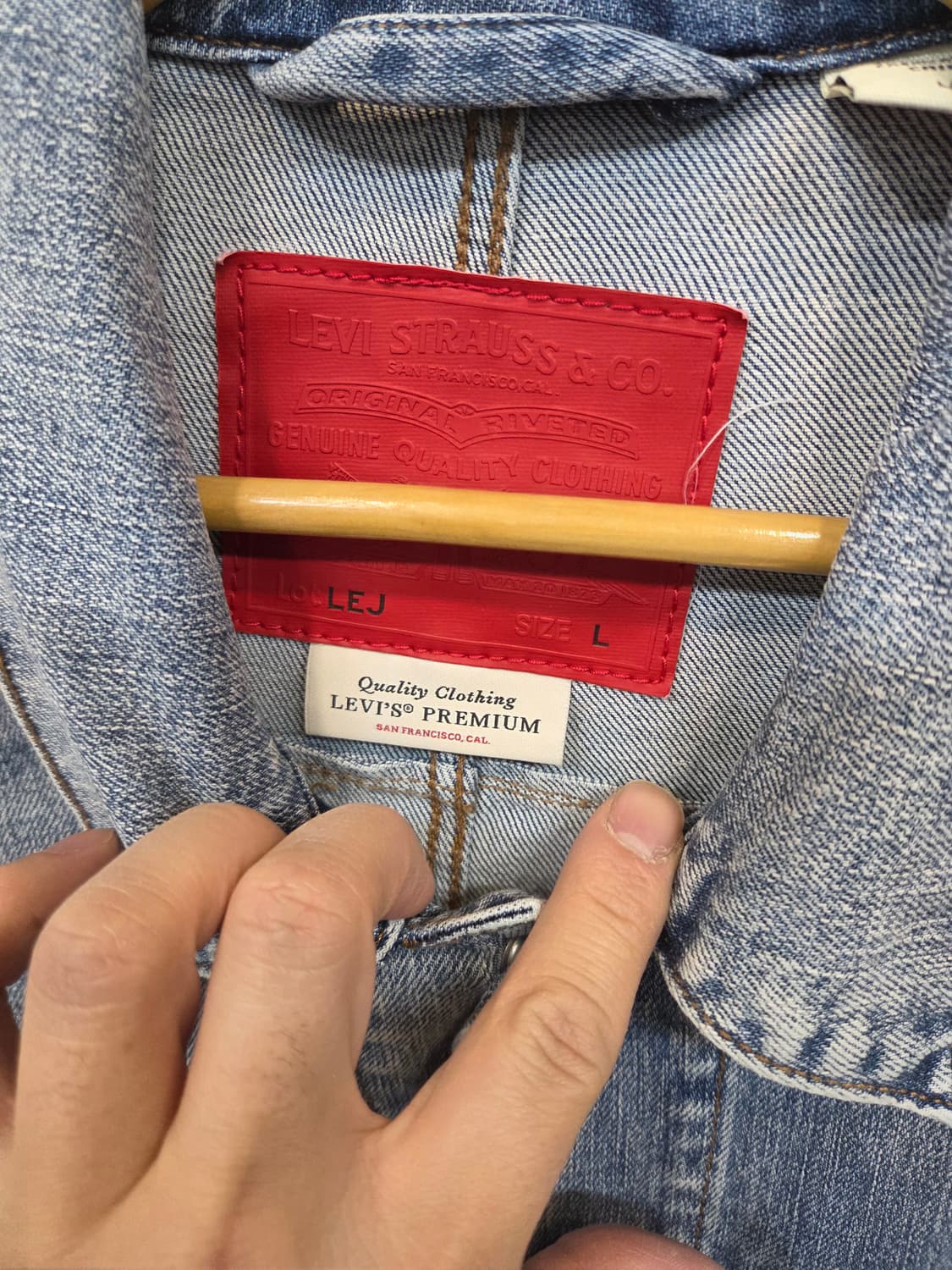 리바이스 레드탭 데님자켓 Lg 상품이미지3