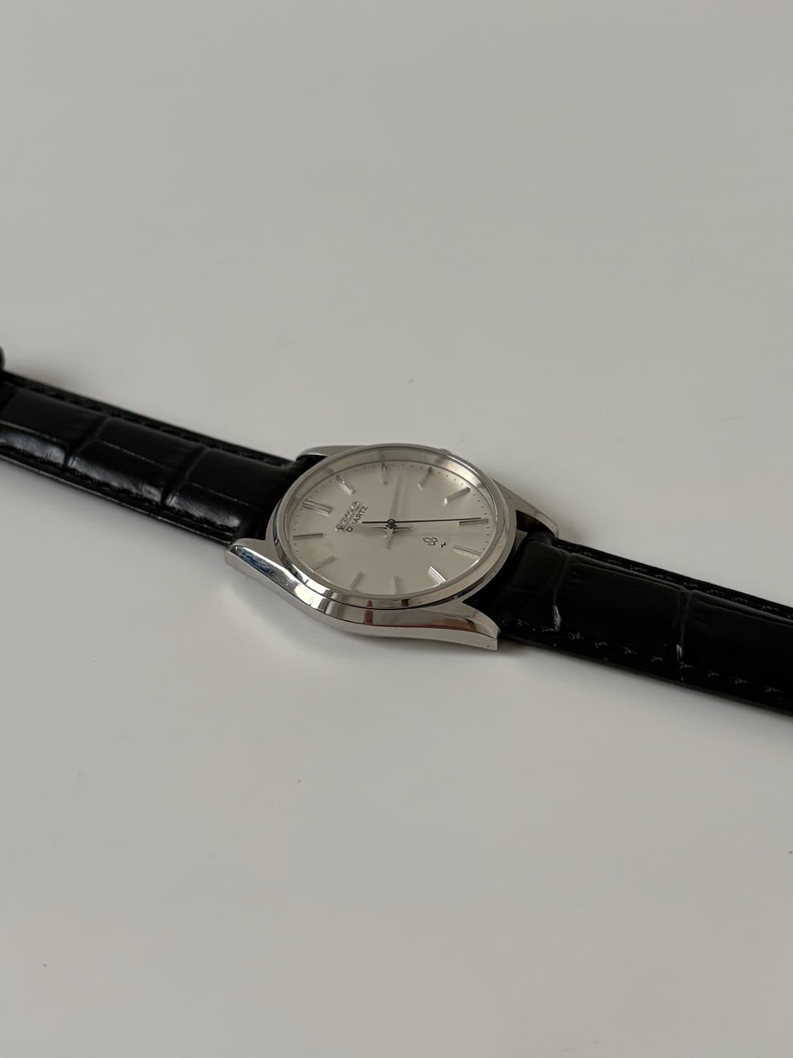 1980s Linen Dial Silver Quartz 상품이미지8