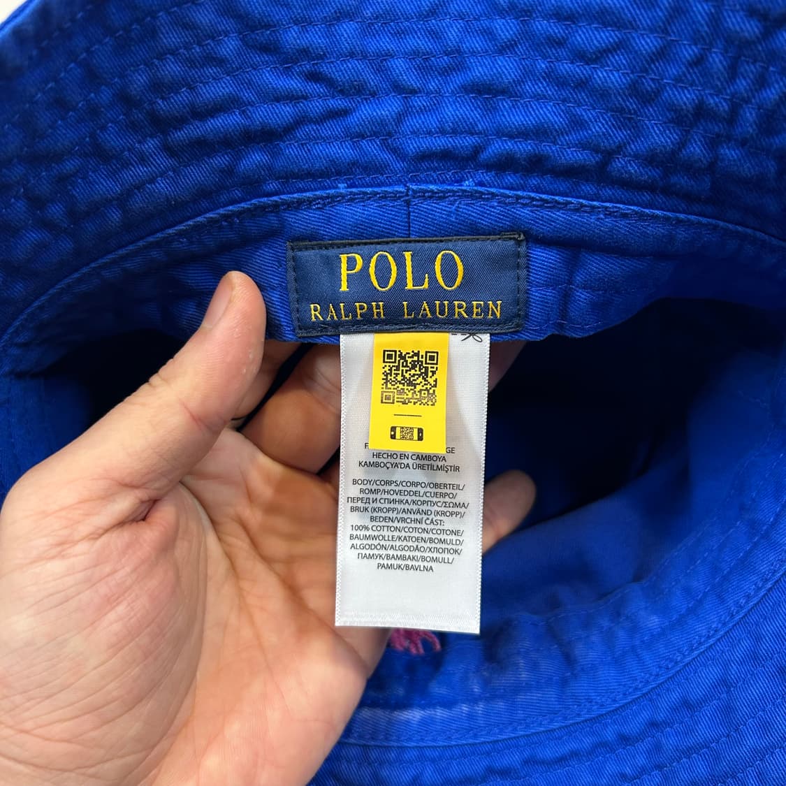 폴로 랄프로렌 트윌 코튼 버킷햇 신형 큐알탭 상품이미지7