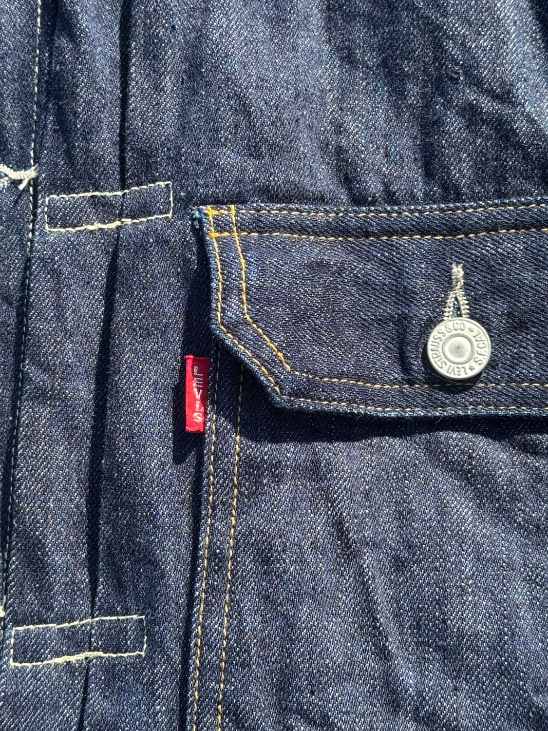 USA 리바이스 506XX 셀비지 데님자켓 M 상품이미지4