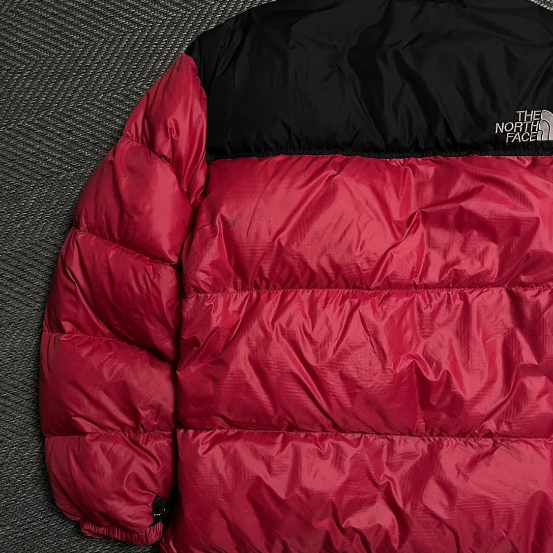 노스페이스 og 눕시 700 구스다운 푸퍼 패딩 레드o 5352 상품이미지5