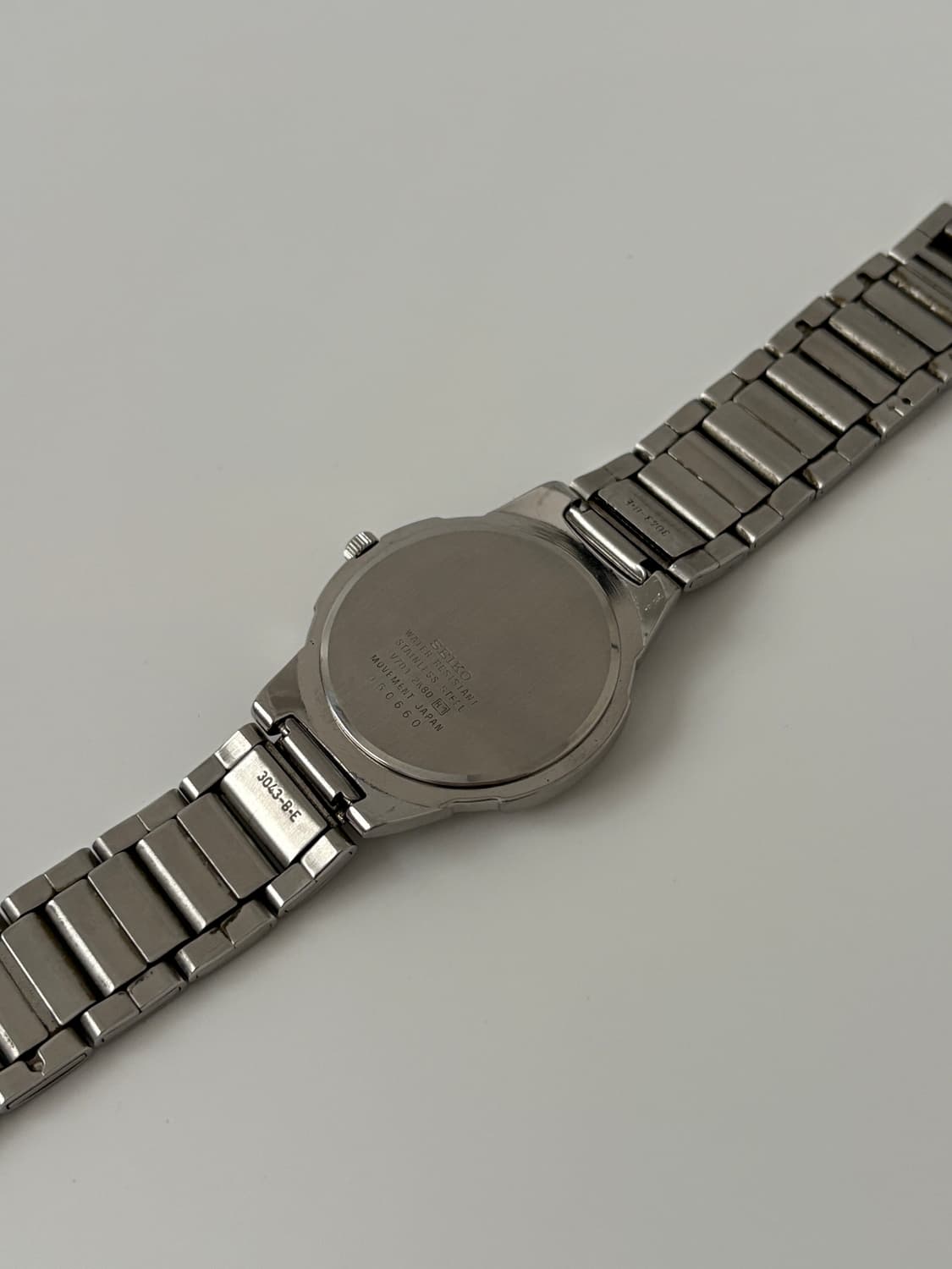 90s white dial silver quartz 상품이미지7