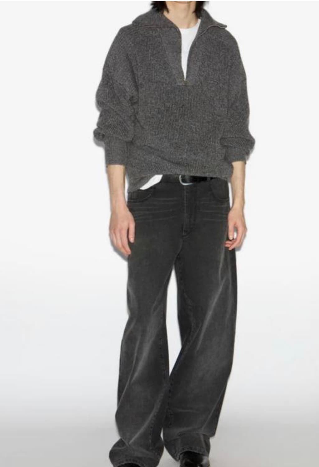 이자벨마랑 Benny 메리노 울 하프집업 스웨터 M 상품이미지2