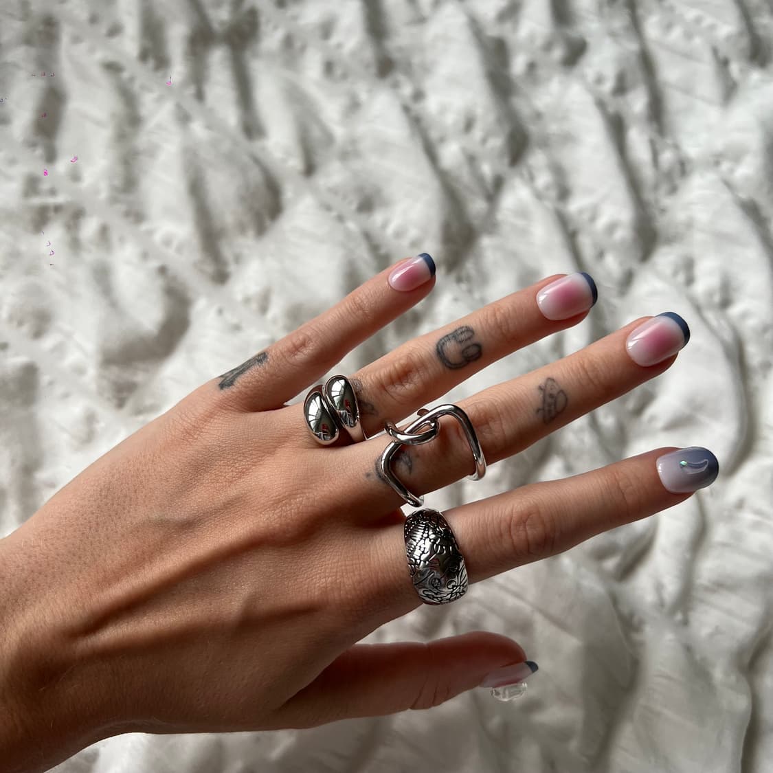 🖇 실버 루프 커브 반지 상품이미지9