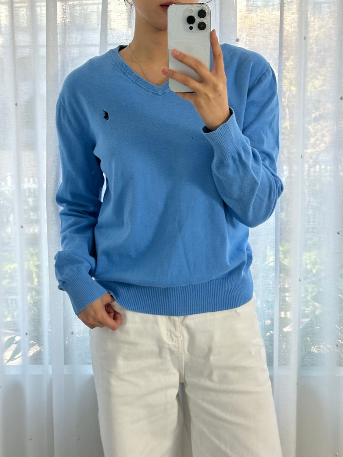 폴로랄프로렌 피마코튼 니트티셔츠 상품이미지1