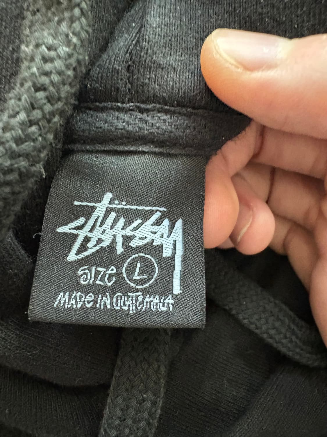 스투시 베이직 로고 후드티 L 상품이미지3