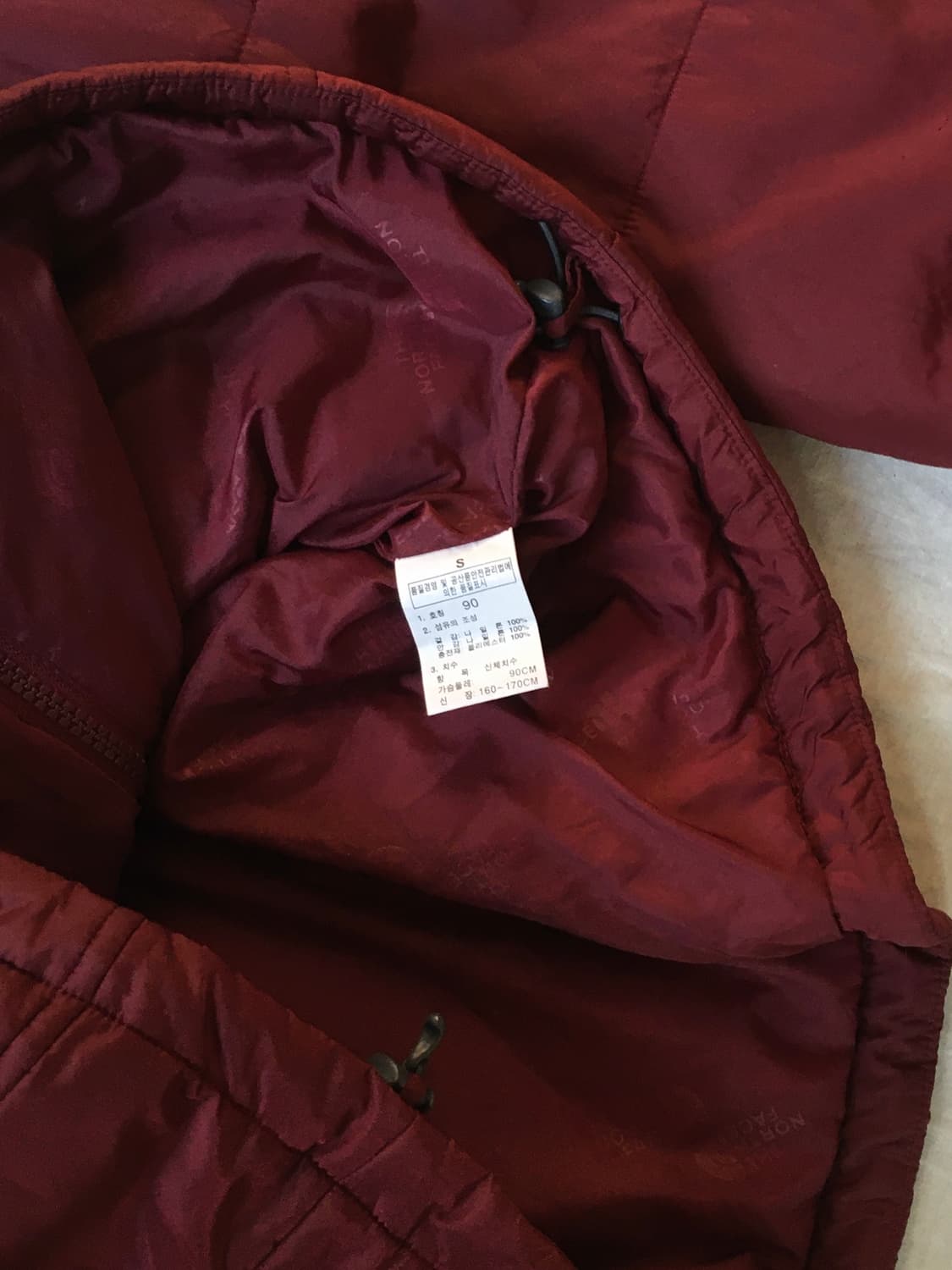 노스페이스 자수 경량패딩 상품이미지4