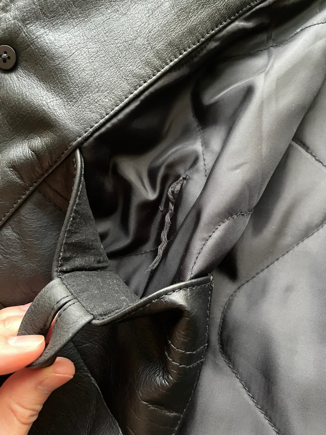 90s 올드갭 레더 카코트 gap carcoat 상품이미지8